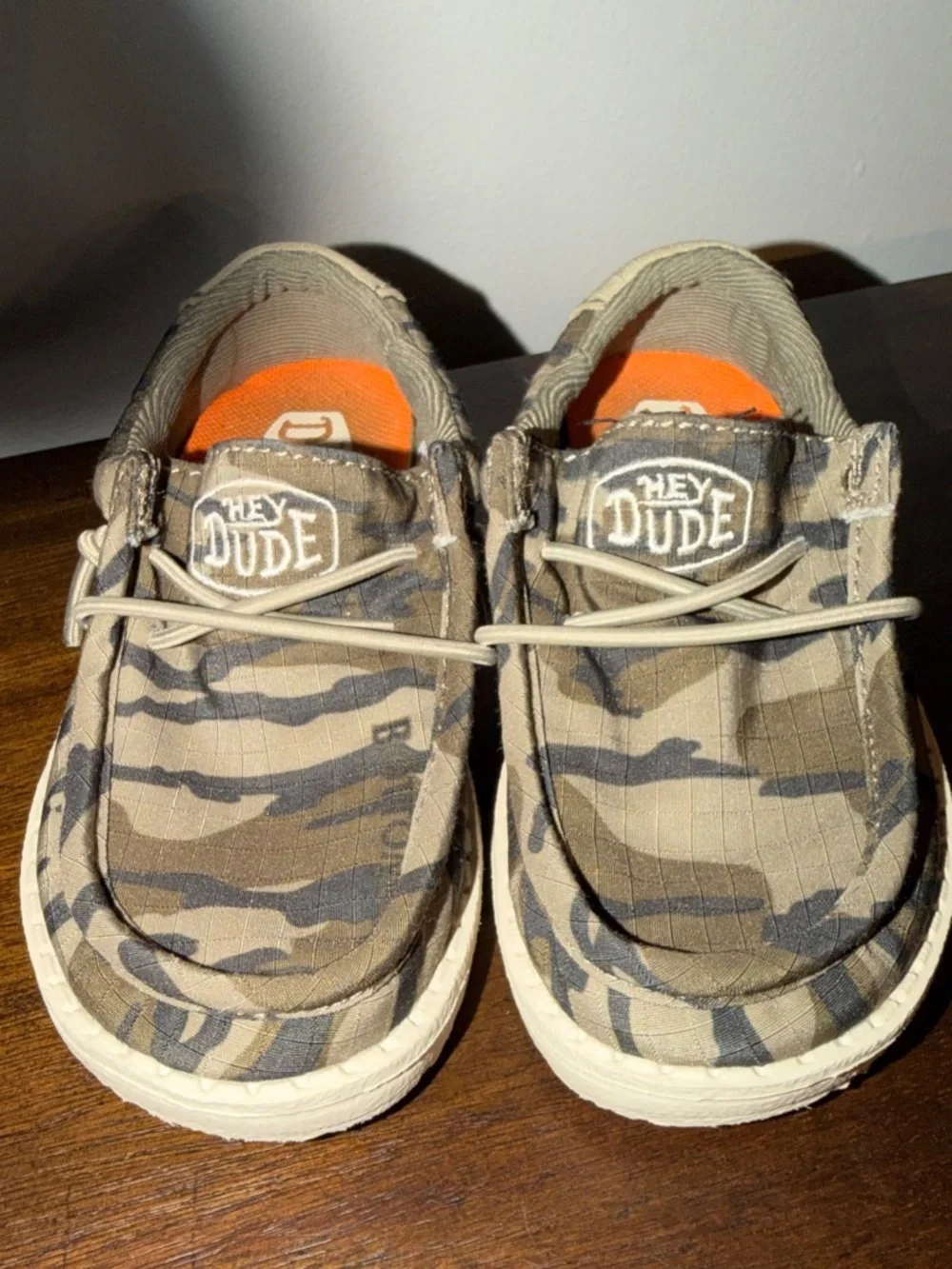 Hey Dude Wally Mossy Oak Camo Slip On Shoes Size US K8 Toddler Camouflage